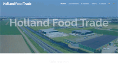 Desktop Screenshot of hollandfoodtrade.com