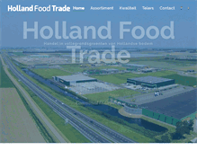 Tablet Screenshot of hollandfoodtrade.com